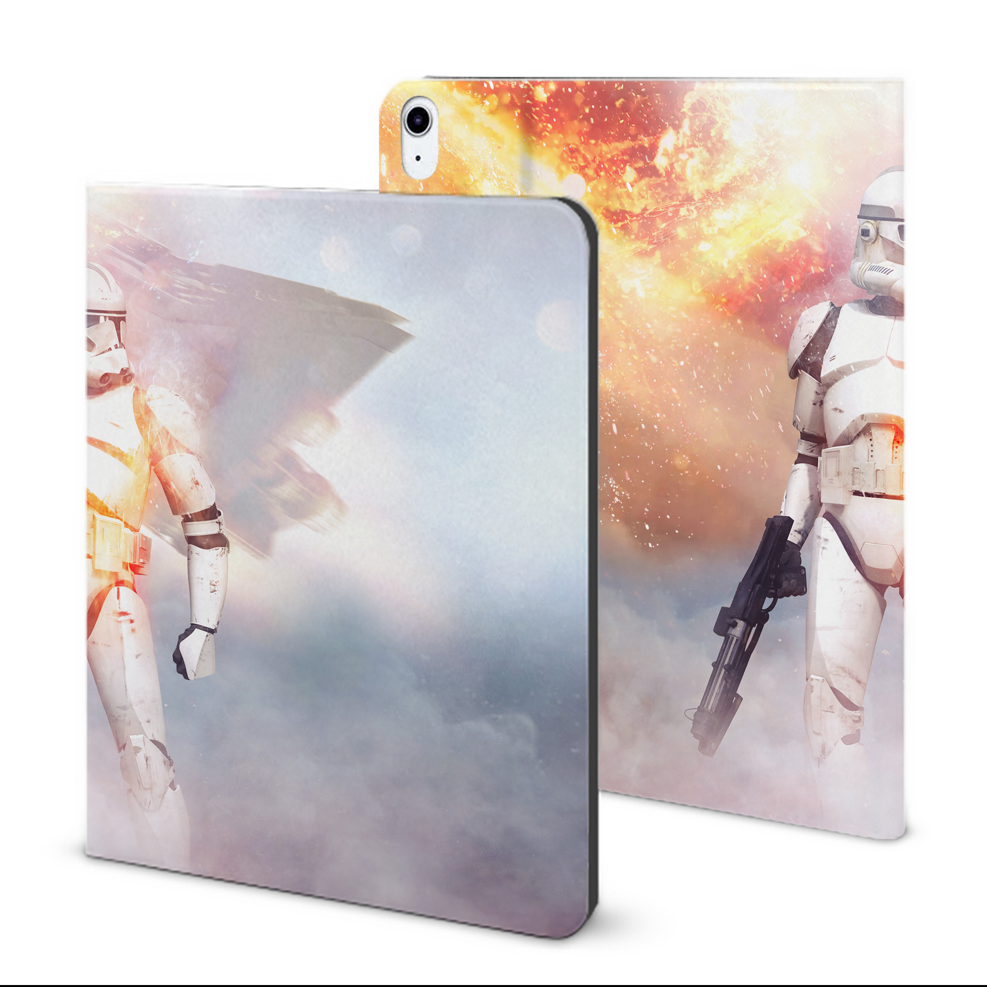 （画像用） スター・ウォーズ Star Wars IPad ケース ブック型 PUレザー TPU 耐衝撃 軽量 薄型 ペン収納なし 全面保護 IPad 各モデル対応